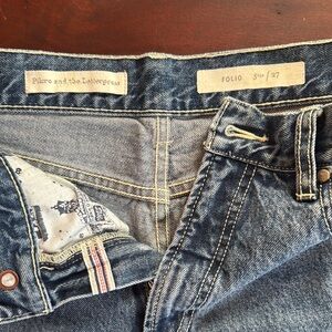 Pilcro and the Letterpress Blue Straight Leg Jeans